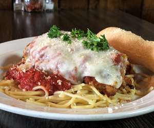 Chicken Parmesan Pasta Dinner