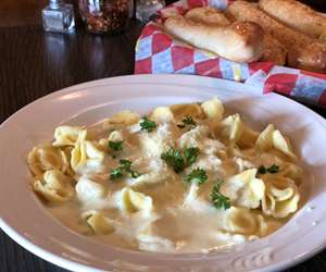 Cheese Tortelini with Alfedo Sauce